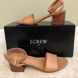 J Crew Factory block heel sandal
